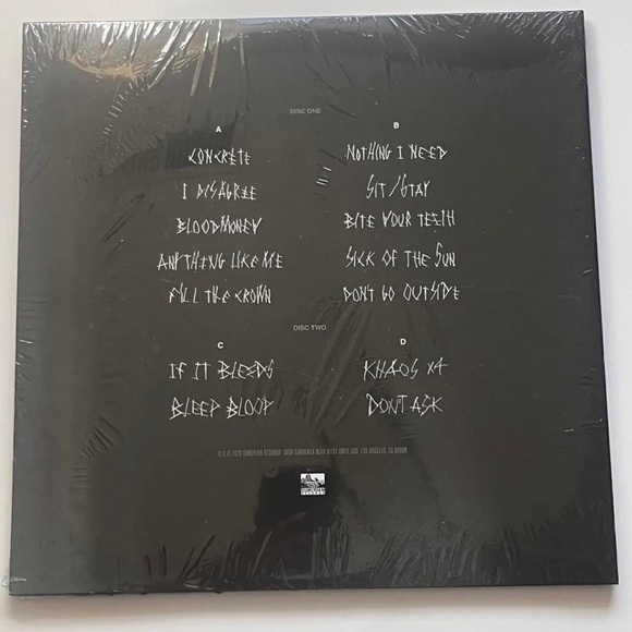 Poppy I Disagree (More) Vinyl LP Gold & White w/Black Splatter . 1 of 666 LE NEW - Picture 4 of 6